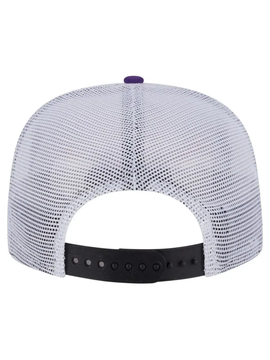 New Era Мужская кепка-бейсболка Sacramento Kings в стиле ретро — изображение 4 из 4, черный фиолетовый