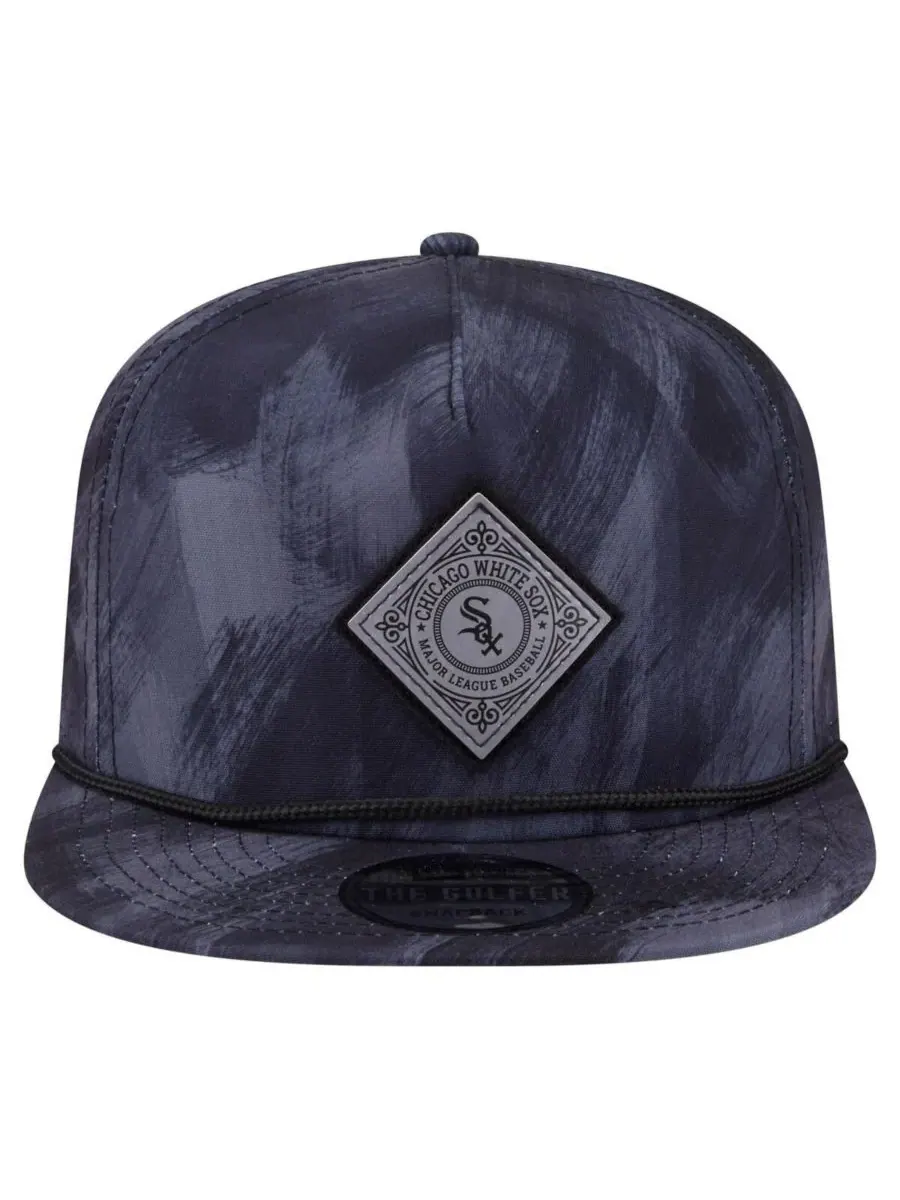 New Era Мужская темно-синяя бейсболка-снепбек для гольфа с принтом Chicago White Sox — изображение 2 из 5, темно-синий