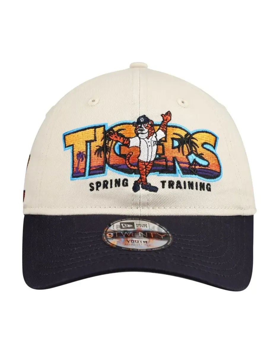 Детская бейсболка Big Boys and Girls Stone/Navy Detroit Tigers 2026 Spring Training Fan Pack Batter — изображение 2 из 4