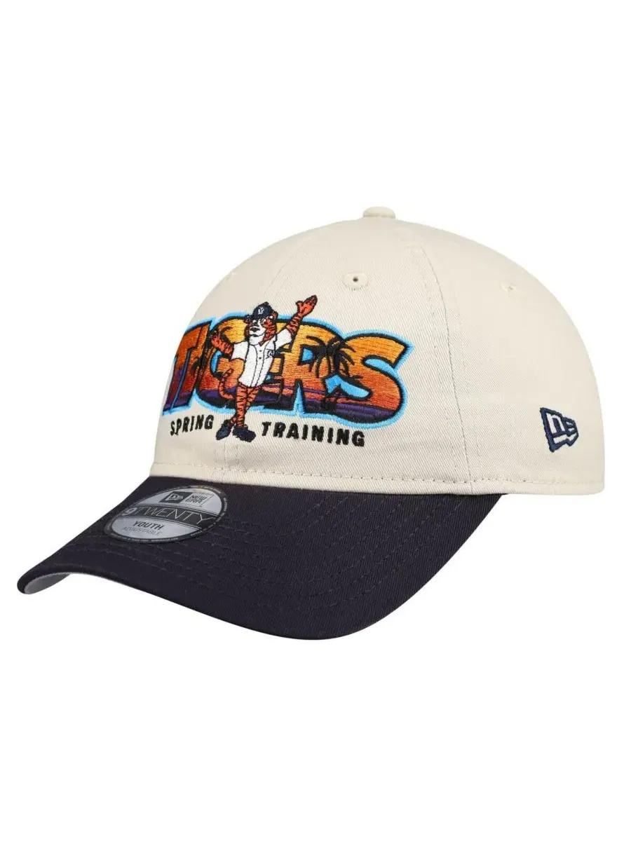 Детская бейсболка Big Boys and Girls Stone/Navy Detroit Tigers 2026 Spring Training Fan Pack Batter — изображение 3 из 4