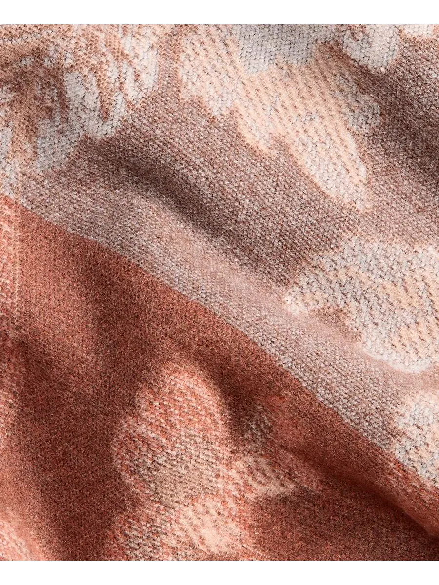Шарф-палантин с жаккардовым узором флорал лист Style & Co — изображение 3 из 4, слоновая кость