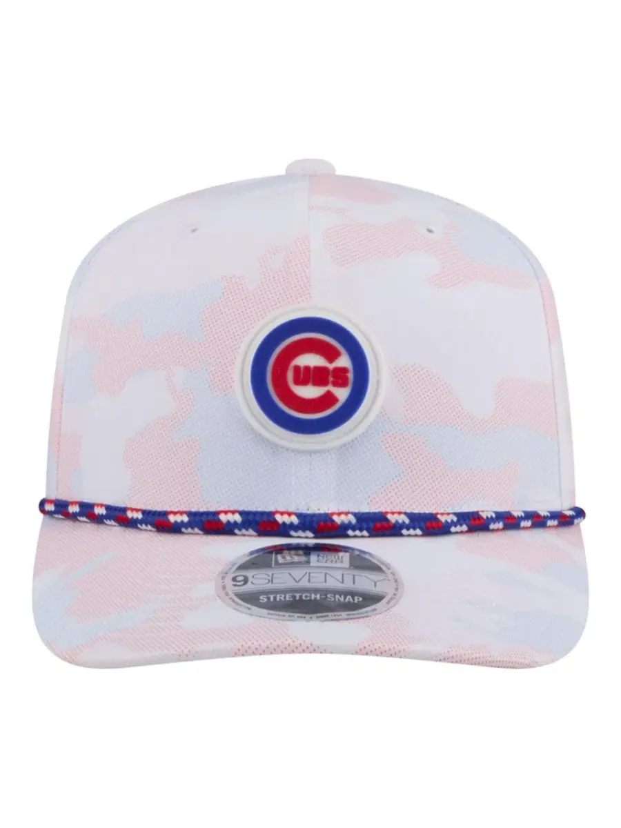Кепка с козырьком Camo Rope 9SEVENTY New Era — изображение 2 из 5, белый
