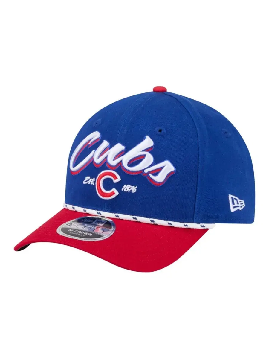 Кепка с изогнутым козырьком и вышивкой New Era Chicago Cubs Team Loyal 9FORTY M-Crown