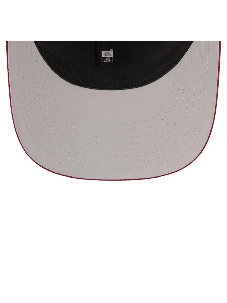 Кепка 9SEVENTY с вышитым логотипом New Era — изображение 5 из 5, бордовый
