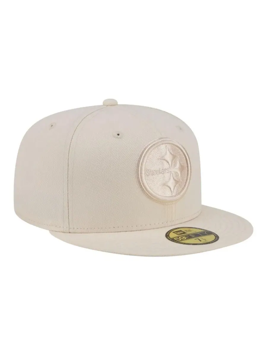 Кепка New Era 59FIFTY Pittsburgh Steelers — изображение 2 из 4, бежевый