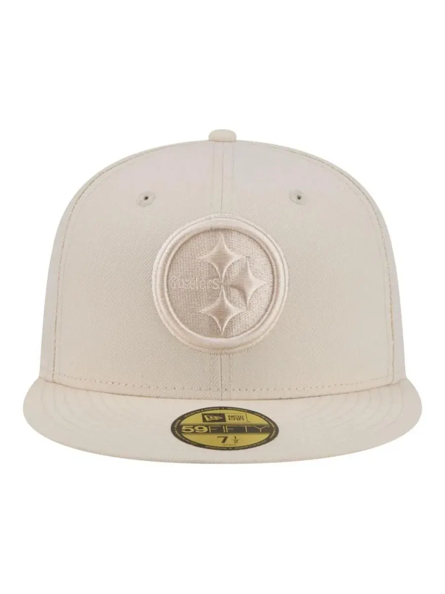Кепка New Era 59FIFTY Pittsburgh Steelers — изображение 3 из 4, бежевый