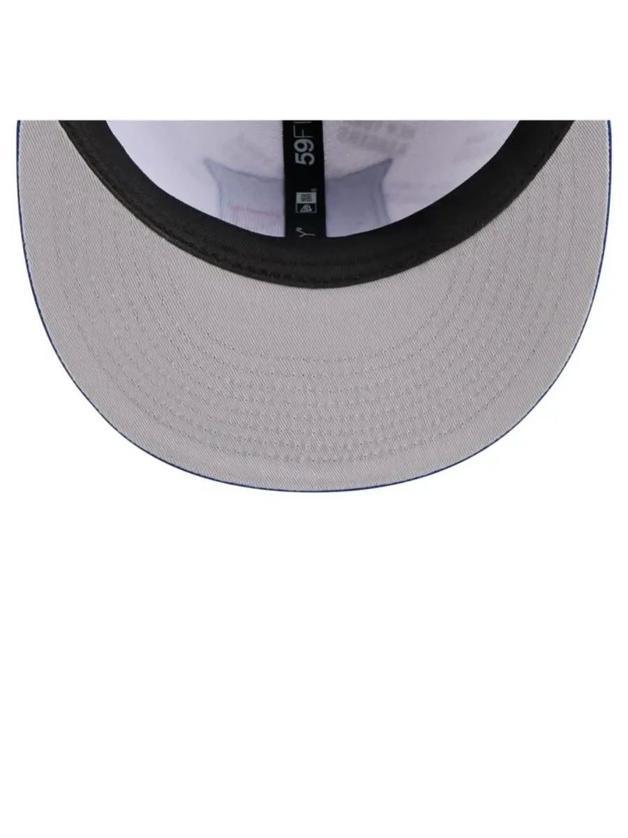 New Era Мужская бело-синяя бейсболка New York Rangers Repeat Two-Tone 59FIFTY — изображение 2 из 5, белый синий