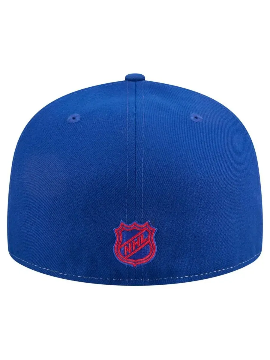 New Era Мужская бело-синяя бейсболка New York Rangers Repeat Two-Tone 59FIFTY — изображение 3 из 5, белый синий
