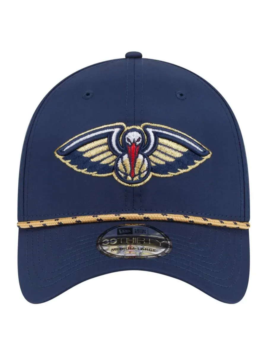 New Era Мужская темно-синяя кепка New Orleans Pelicans Featherweight Poly Rope Flex 39Thirty — изображение 4 из 4