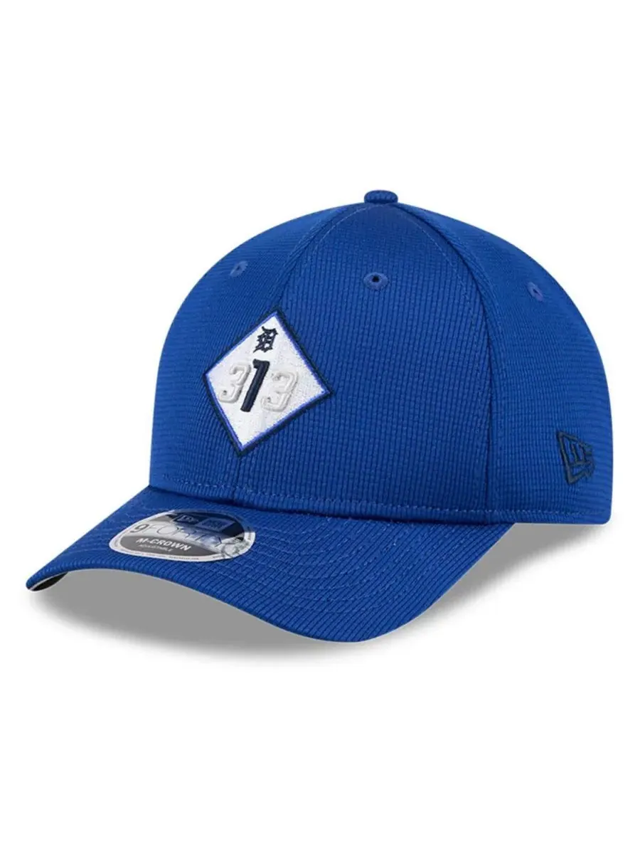 New Era Мужская синяя бейсболка Detroit Tigers City Connect Batting Practice 9FORTY с регулируемой