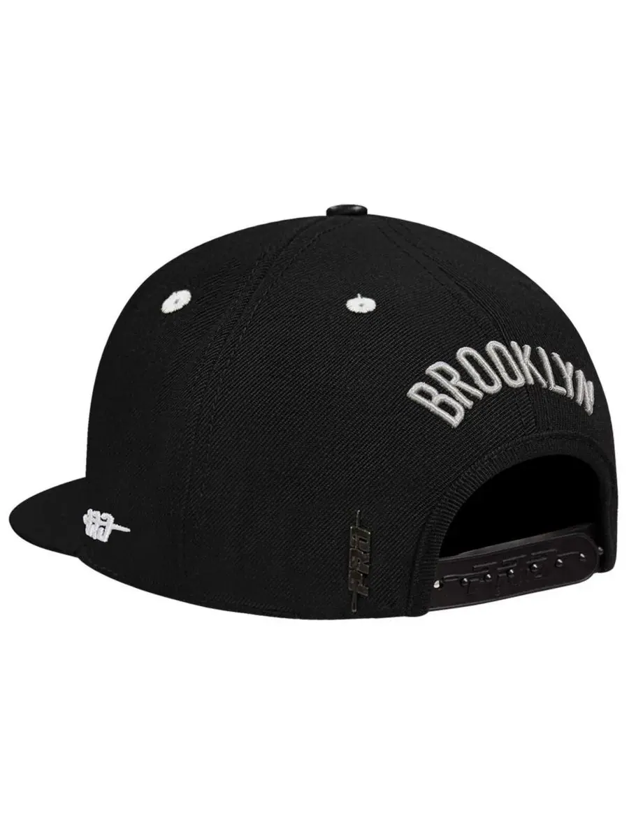 Pro Standard Мужская кремовая кепка Brooklyn Nets из французского махрового трикотажа с — изображение 4 из 4, бежевый