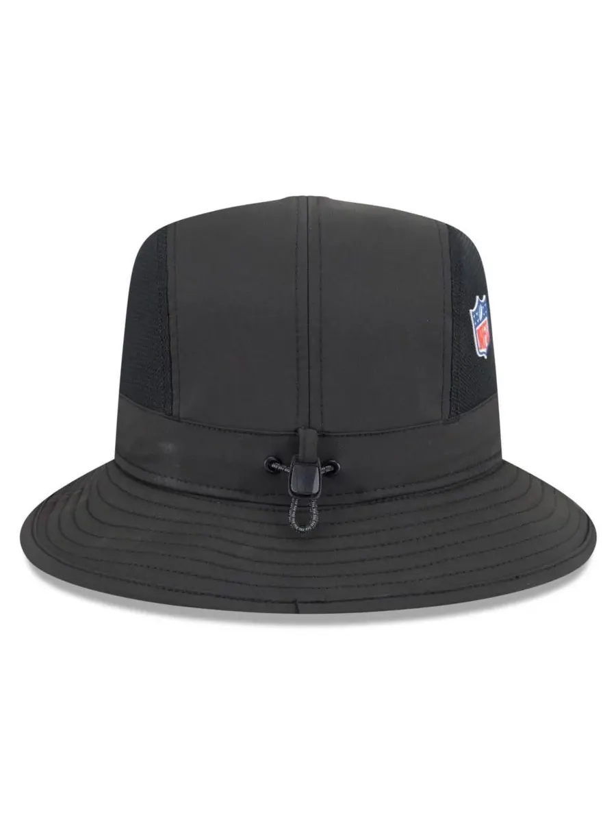 New Era Мужская черная панама Las Vegas Raiders 2025 Sideline — изображение 2 из 5, черный
