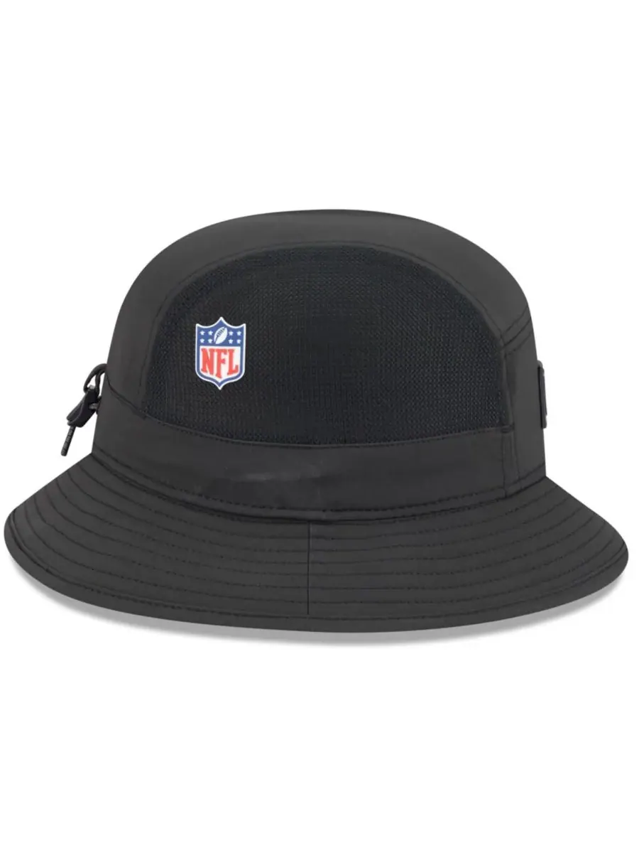 New Era Мужская черная панама Las Vegas Raiders 2025 Sideline — изображение 3 из 5, черный