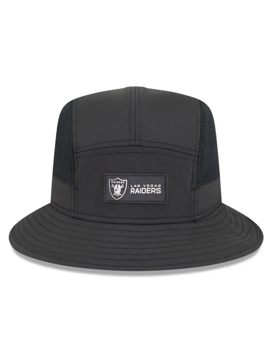 New Era Мужская черная панама Las Vegas Raiders 2025 Sideline — изображение 5 из 5, черный