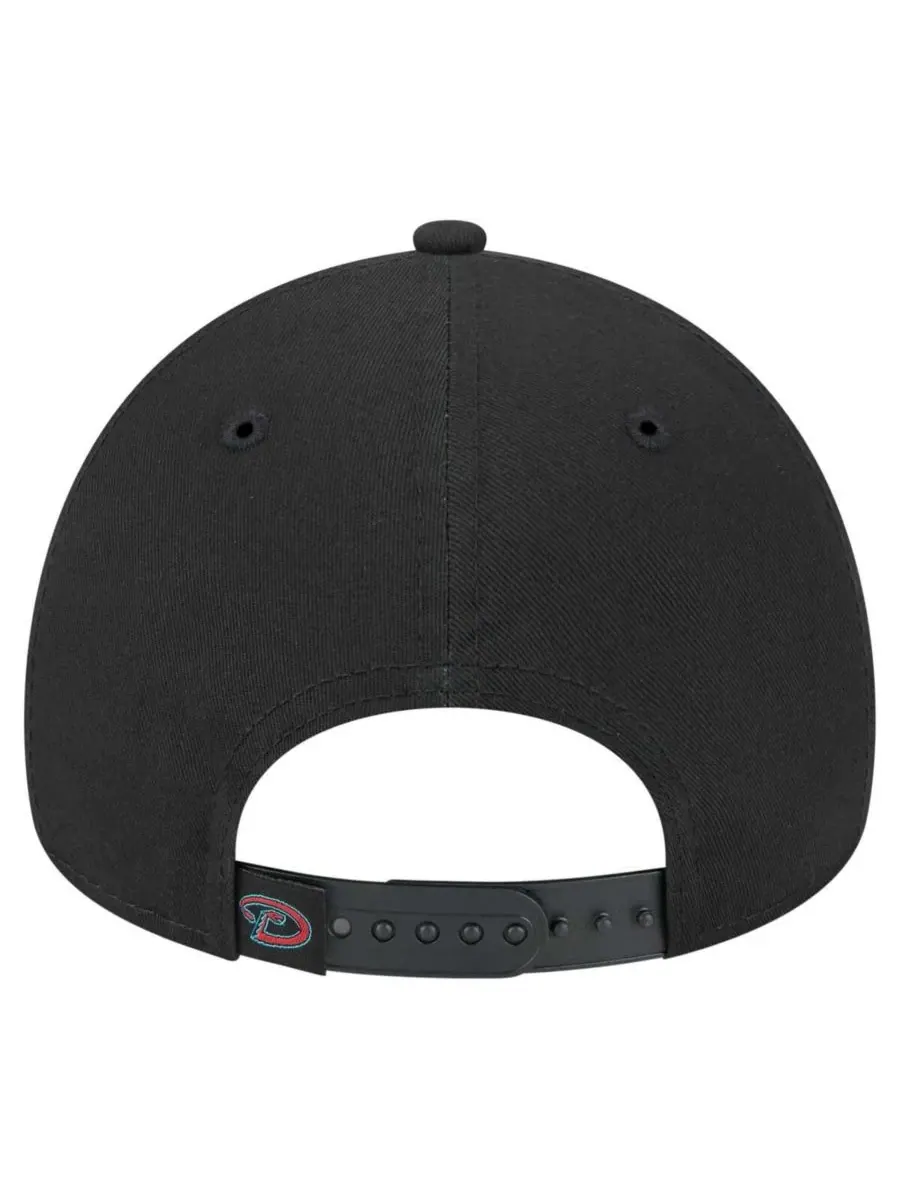New Era Мужская черная регулируемая бейсболка Arizona Diamondbacks 9FORTY A-Frame — изображение 2 из 5, черный