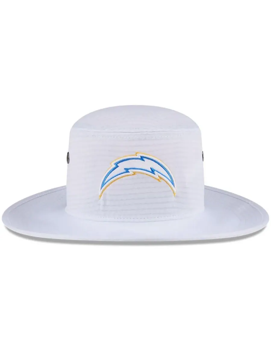 New Era Мужская белая панама Los Angeles Chargers 2024 NFL Training Camp — изображение 2 из 4, белый