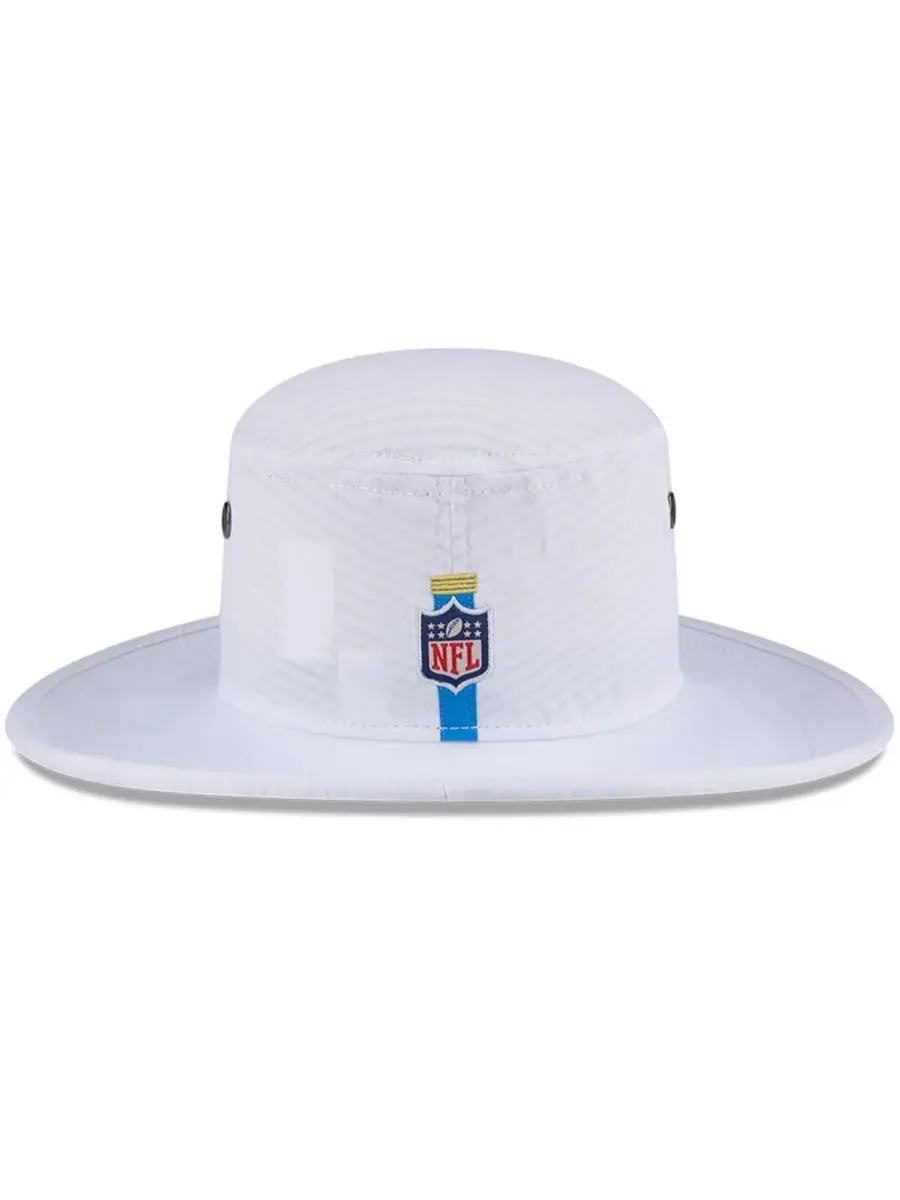 New Era Мужская белая панама Los Angeles Chargers 2024 NFL Training Camp — изображение 4 из 4, белый