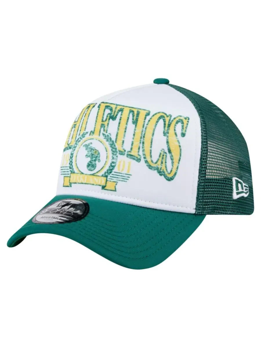 Кепка с принтом Oakland Athletics Cooperstown Collection New Era