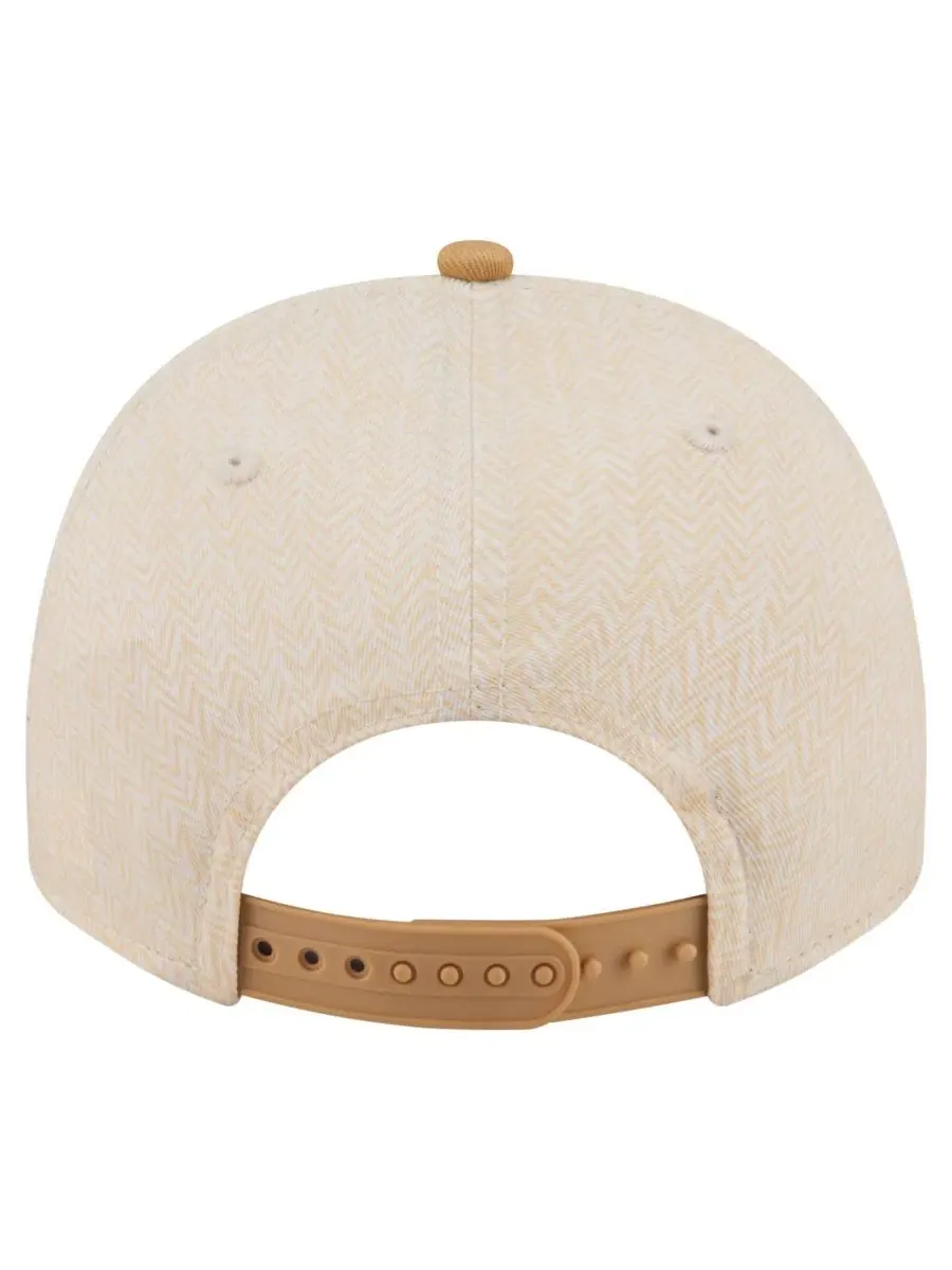 Кепка-снэпбек с вышивкой, модель Herringbone 9FIFTY A-Frame New Era — изображение 4 из 5, кремовый хаки