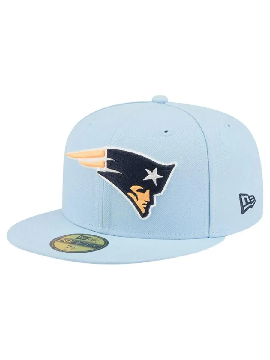 Кепка с высокой тульей Coastal Blue New Era, New England Patriots 59FIFTY