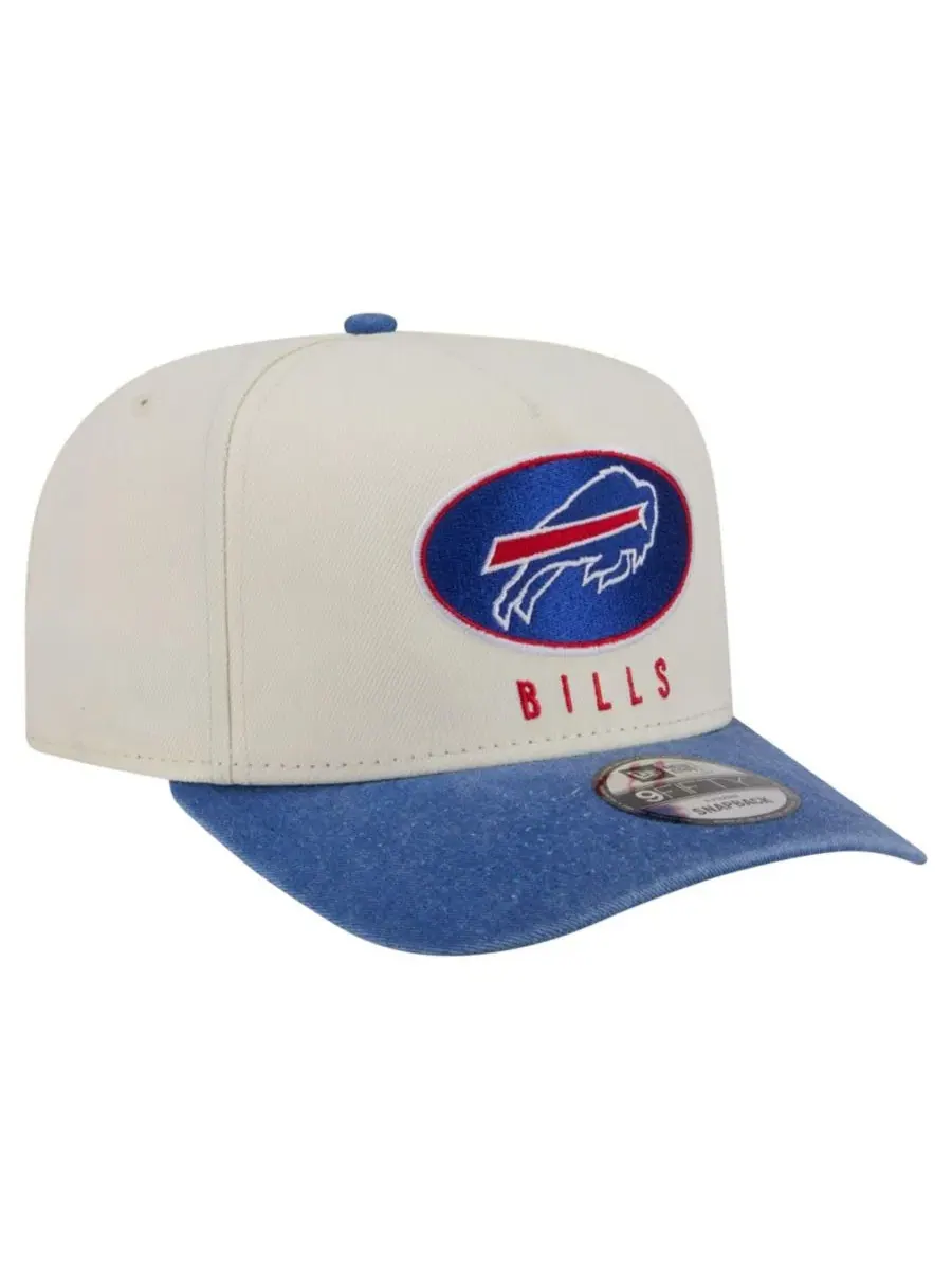 Кепка с козырьком New Era Washed A-Frame 9FIFTY Snapback Hat — изображение 3 из 7, кремовый