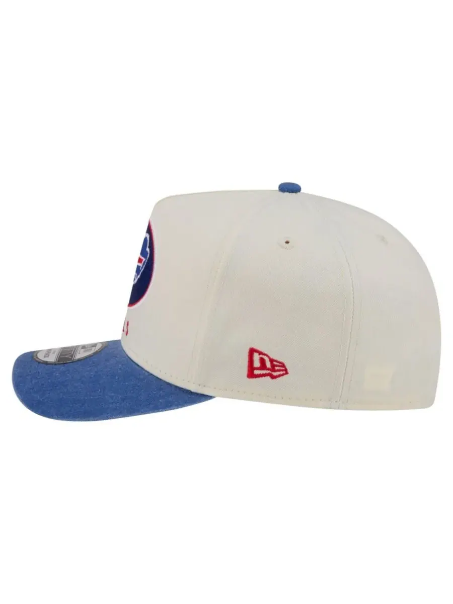 Кепка с козырьком New Era Washed A-Frame 9FIFTY Snapback Hat — изображение 6 из 7, кремовый