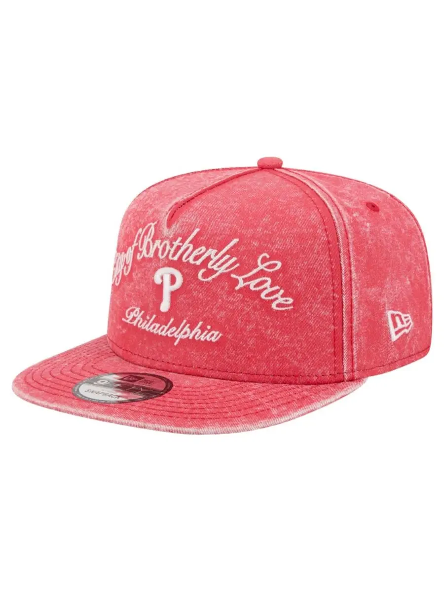 Кепка-снэпбек с вышивкой Philadelphia Phillies, модель City Slogan A-Frame 9FIFTY New Era