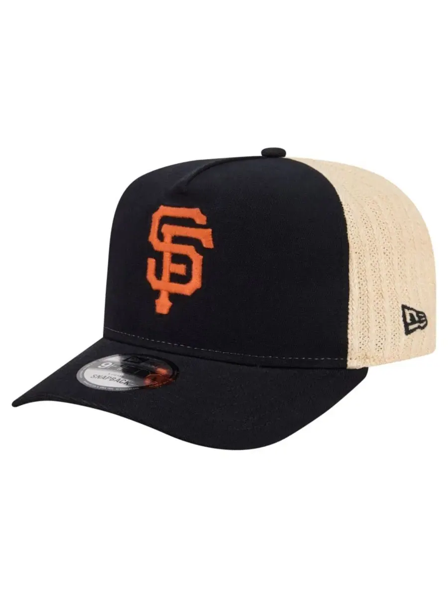 Кепка-тракер с высокой тульей и принтом команды San Francisco Giants, модель Grained 9FIFTY A-Frame