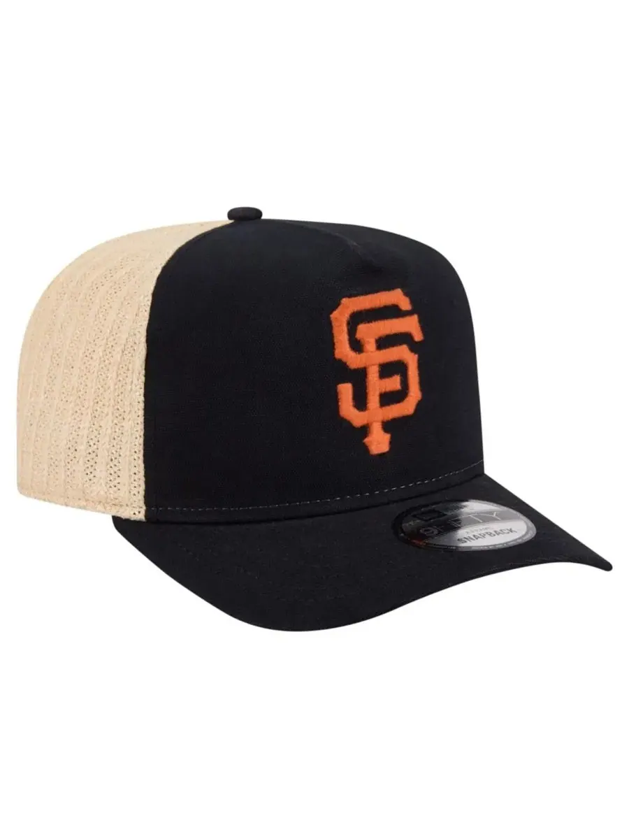 Кепка-тракер с высокой тульей и принтом команды San Francisco Giants, модель Grained 9FIFTY A-Frame — изображение 3 из 7