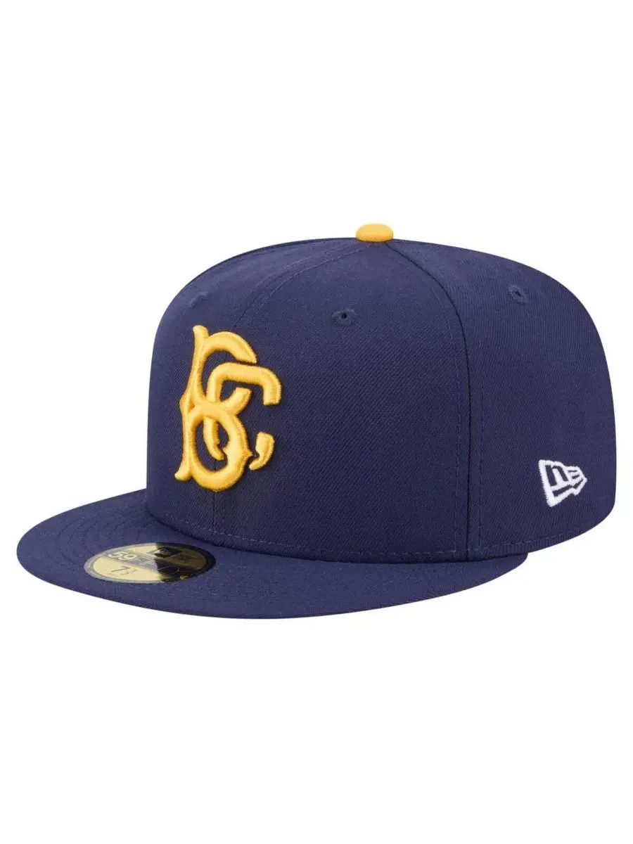New Era Мужская темно-синяя бейсболка Brooklyn Cyclones из коллекции Authentic Collection 59FIFTY