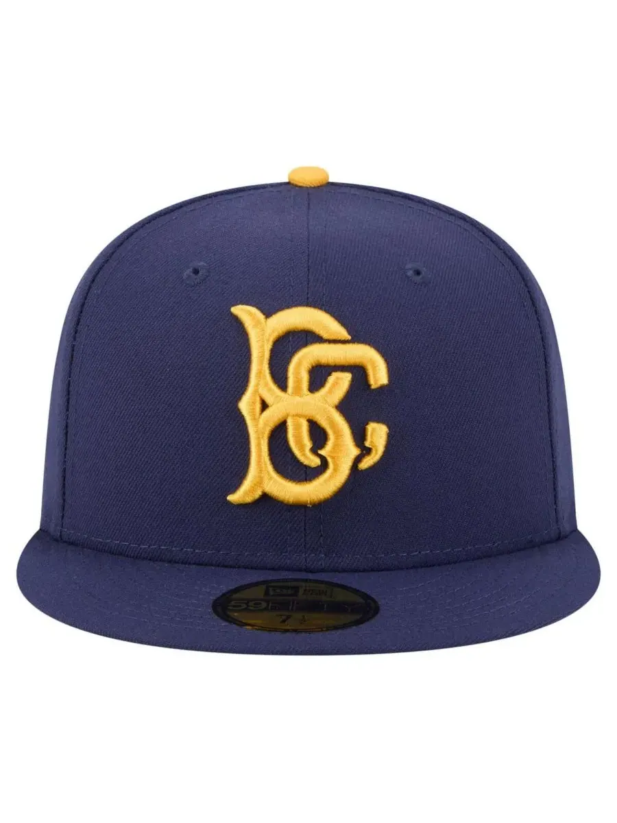 New Era Мужская темно-синяя бейсболка Brooklyn Cyclones из коллекции Authentic Collection 59FIFTY — изображение 2 из 4