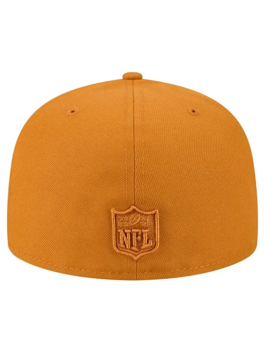 New Era Мужская коричневая бейсболка Buffalo Bills Color Pack A-Frame 59FIFTY Fitted Hat — изображение 3 из 5, коричневый