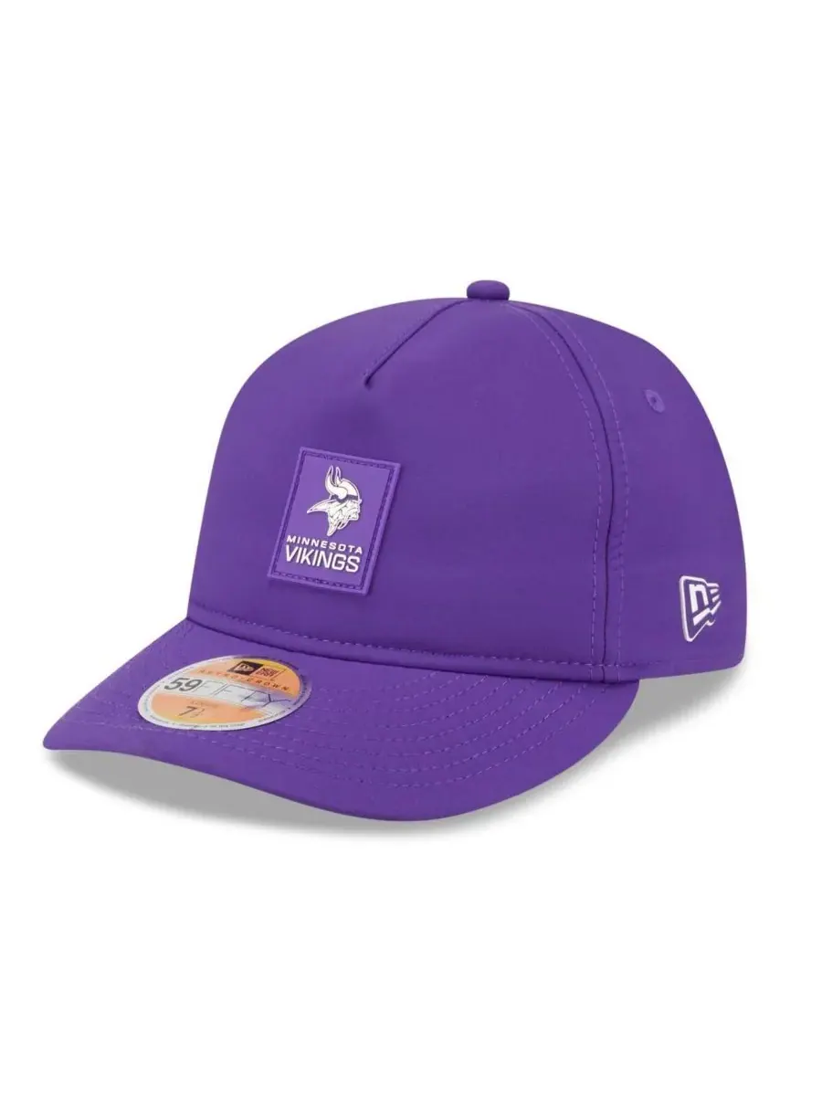 New Era Мужская фиолетовая кепка Minnesota Vikings 2025 Sideline Retro Crown 59FIFTY Fitted Hat