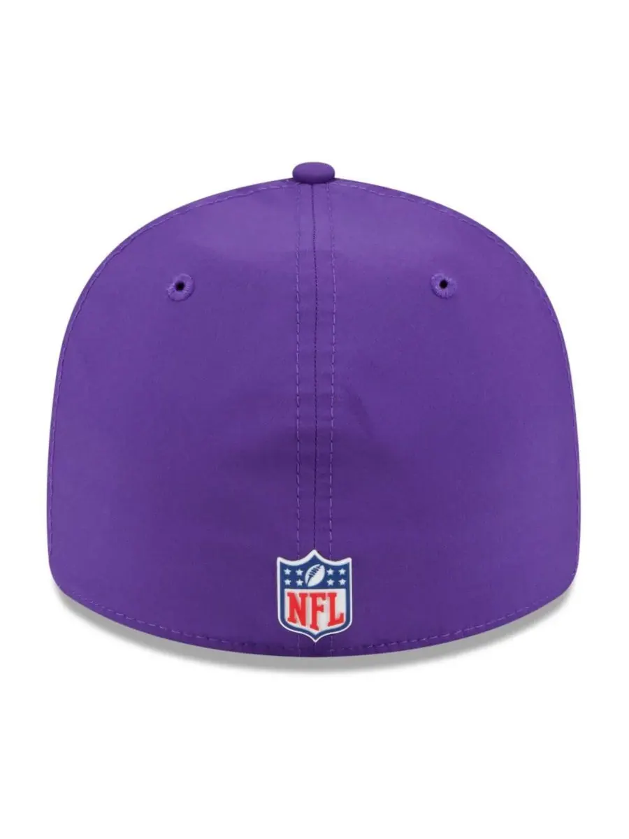 New Era Мужская фиолетовая кепка Minnesota Vikings 2025 Sideline Retro Crown 59FIFTY Fitted Hat — изображение 3 из 5
