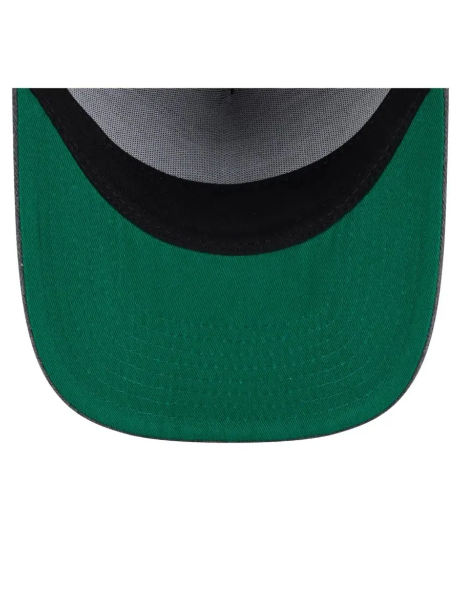 New Era Мужская бейсболка 9FIFTY Snapback цвета угольно-серого с принтом Los Angeles Lakers, в — изображение 5 из 5
