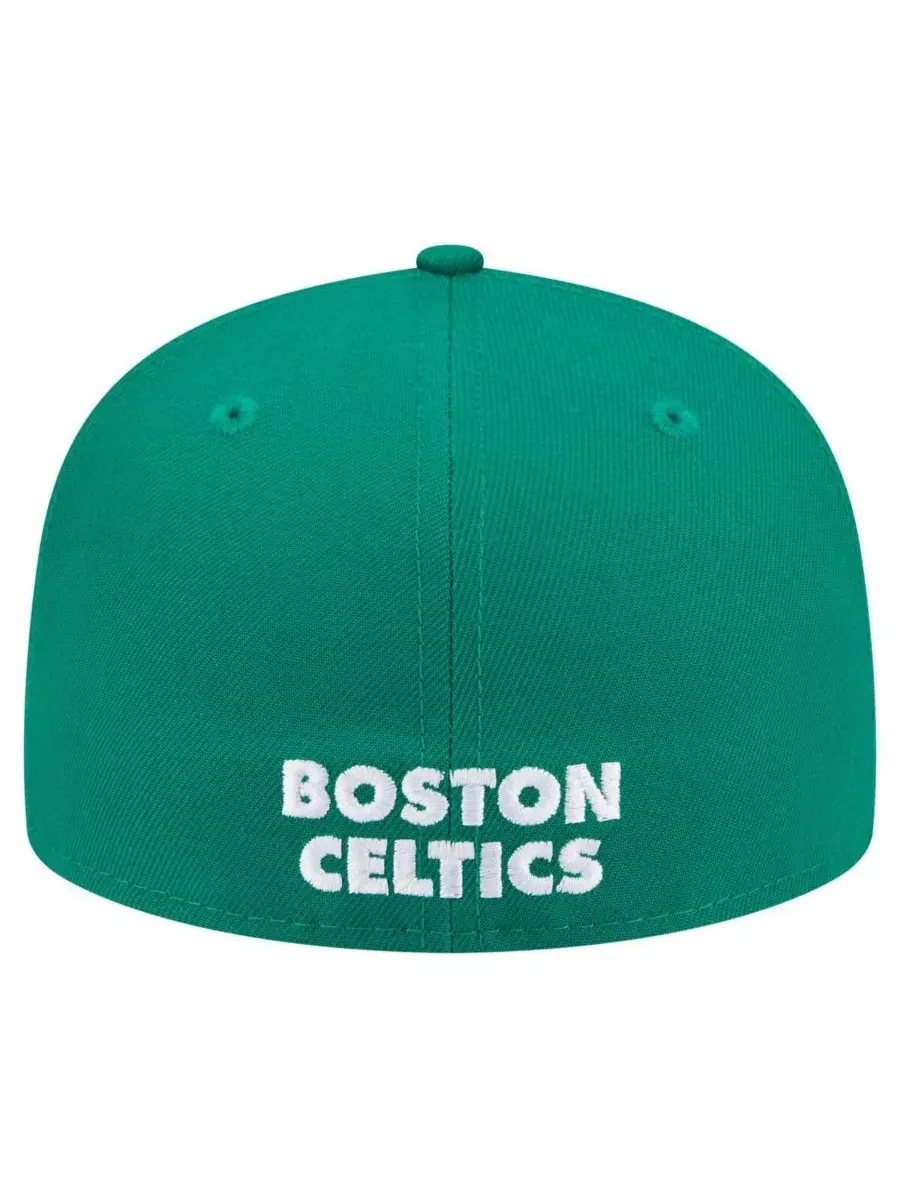 New Era Мужская кепка Boston Celtics Deceptor 59FIFTY ярко-зеленого цвета — изображение 2 из 5, зеленый
