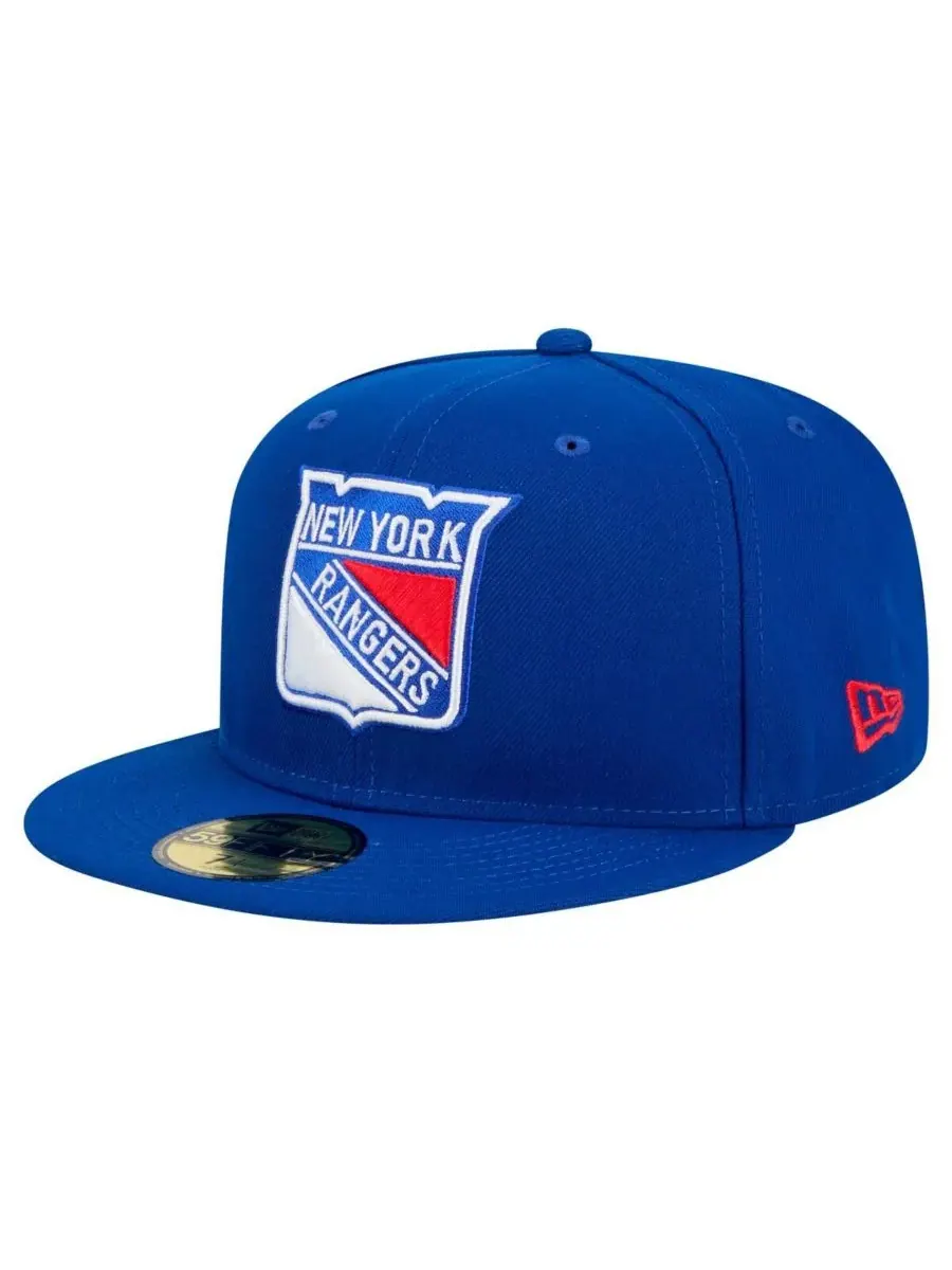 New Era Мужская синяя бейсболка New York Rangers Core 59FIFTY