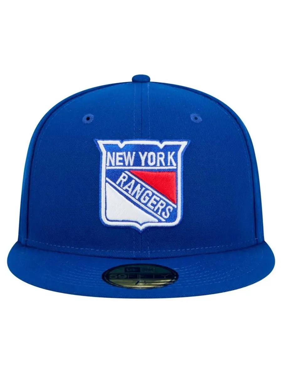 New Era Мужская синяя бейсболка New York Rangers Core 59FIFTY — изображение 4 из 5, синий
