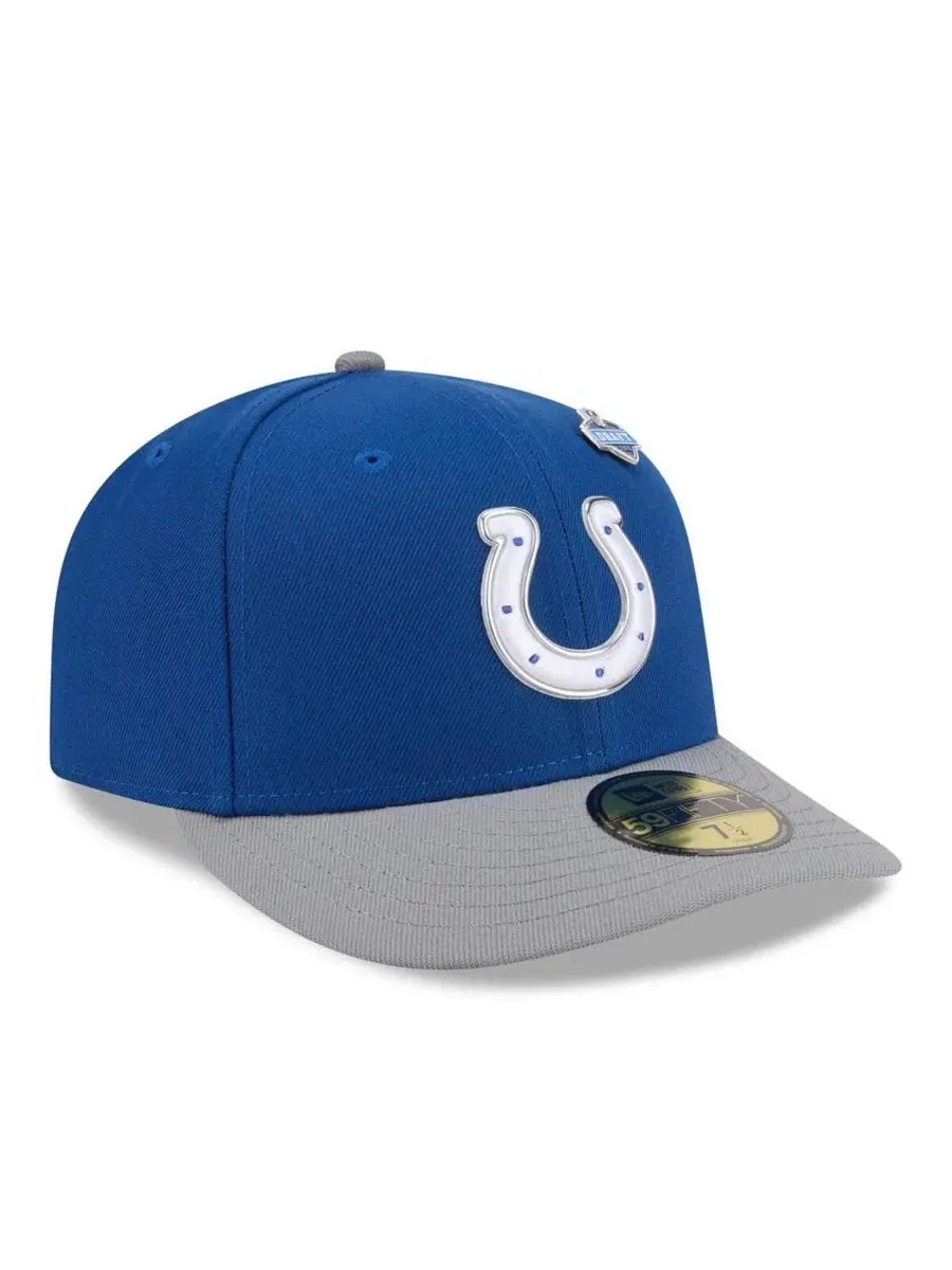 Кепка с высокой тульей и изогнутым козырьком, с вышивкой Indianapolis Colts, модель 2026 NFL Draft — изображение 3 из 5