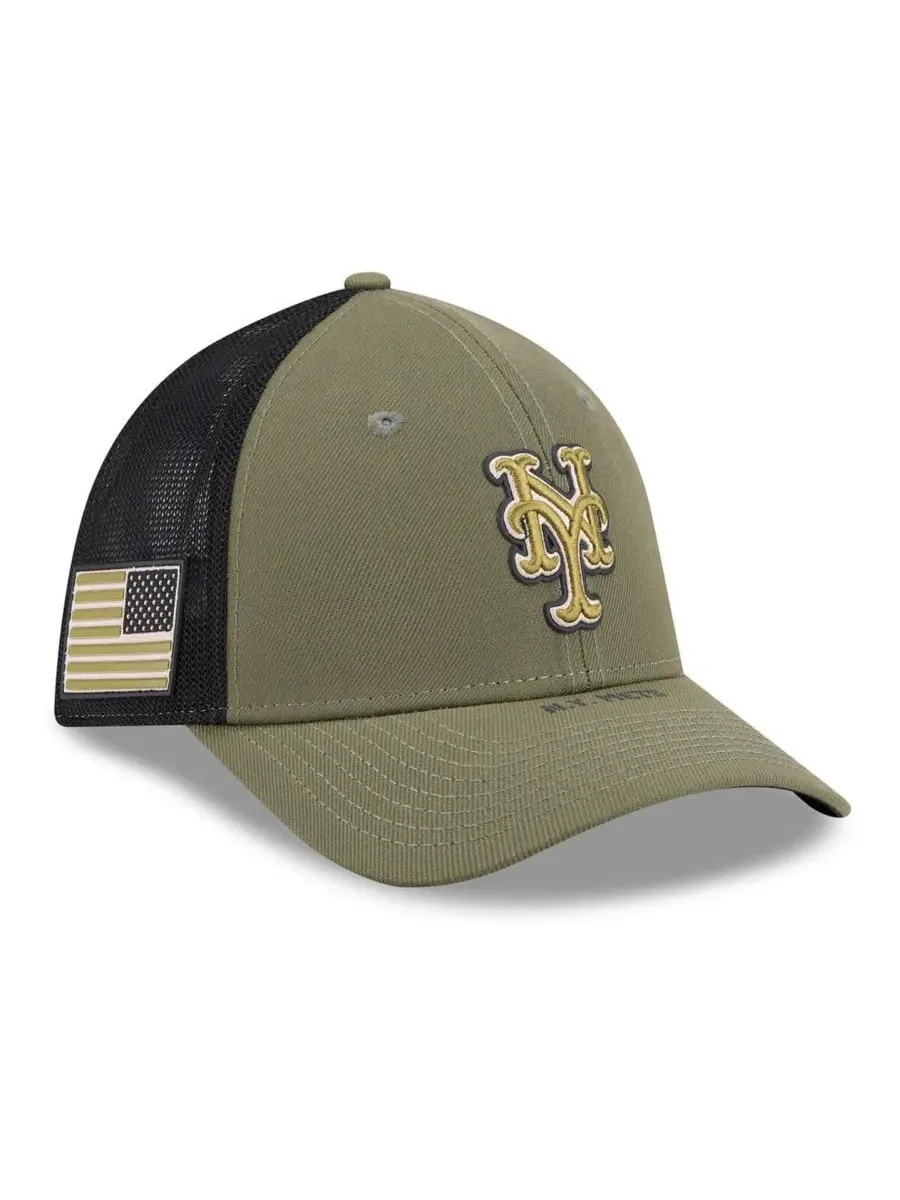 Бейсболка New Era 39THIRTY с вышивкой New York Mets