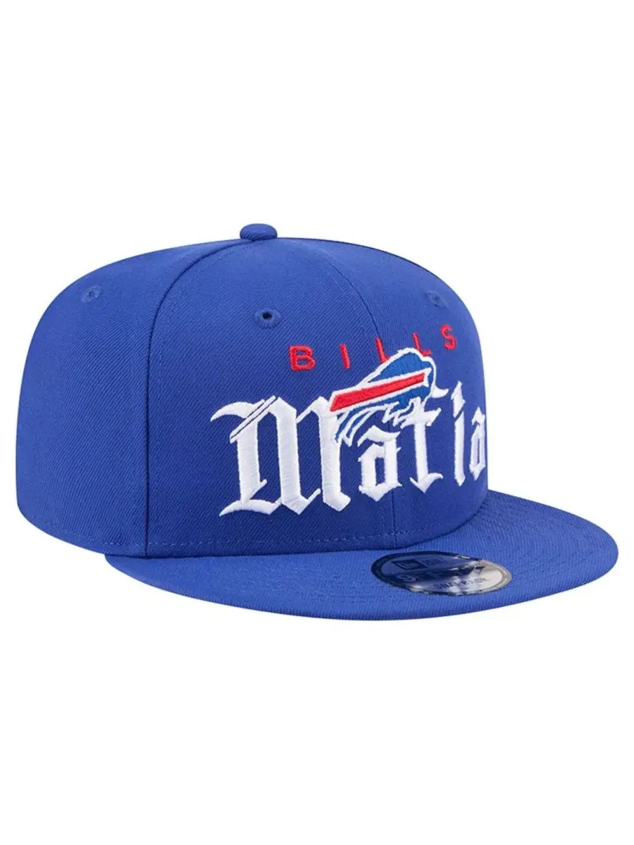 Кепка-снапбек с высокой тульей и вышивкой Bills Mafia 9FIFTY New Era — изображение 3 из 5, королевский