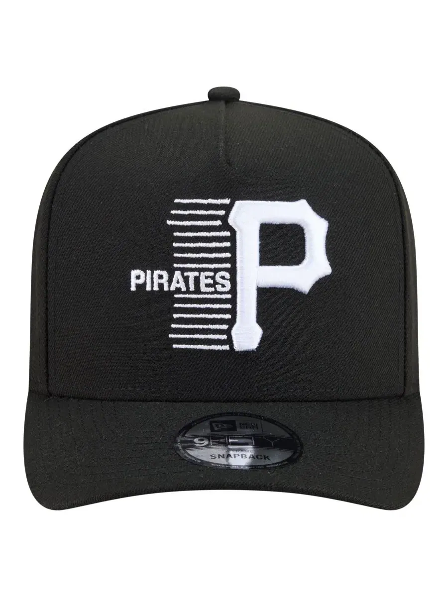 Кепка-снапбек с высокой тульей, с вышивкой Pittsburgh Pirates New Era — изображение 2 из 5, черный