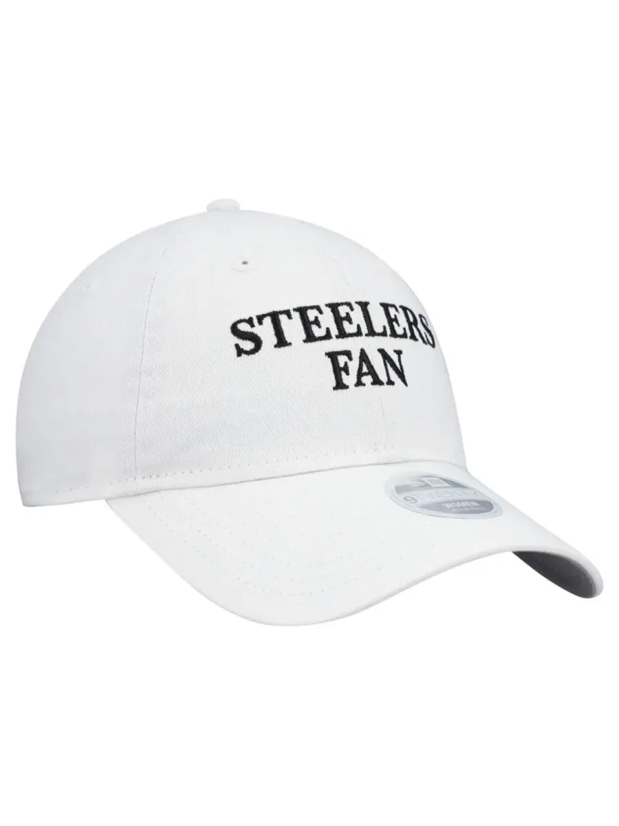 Кепка с вышивкой Pittsburgh Steelers New Era — изображение 3 из 4, белый