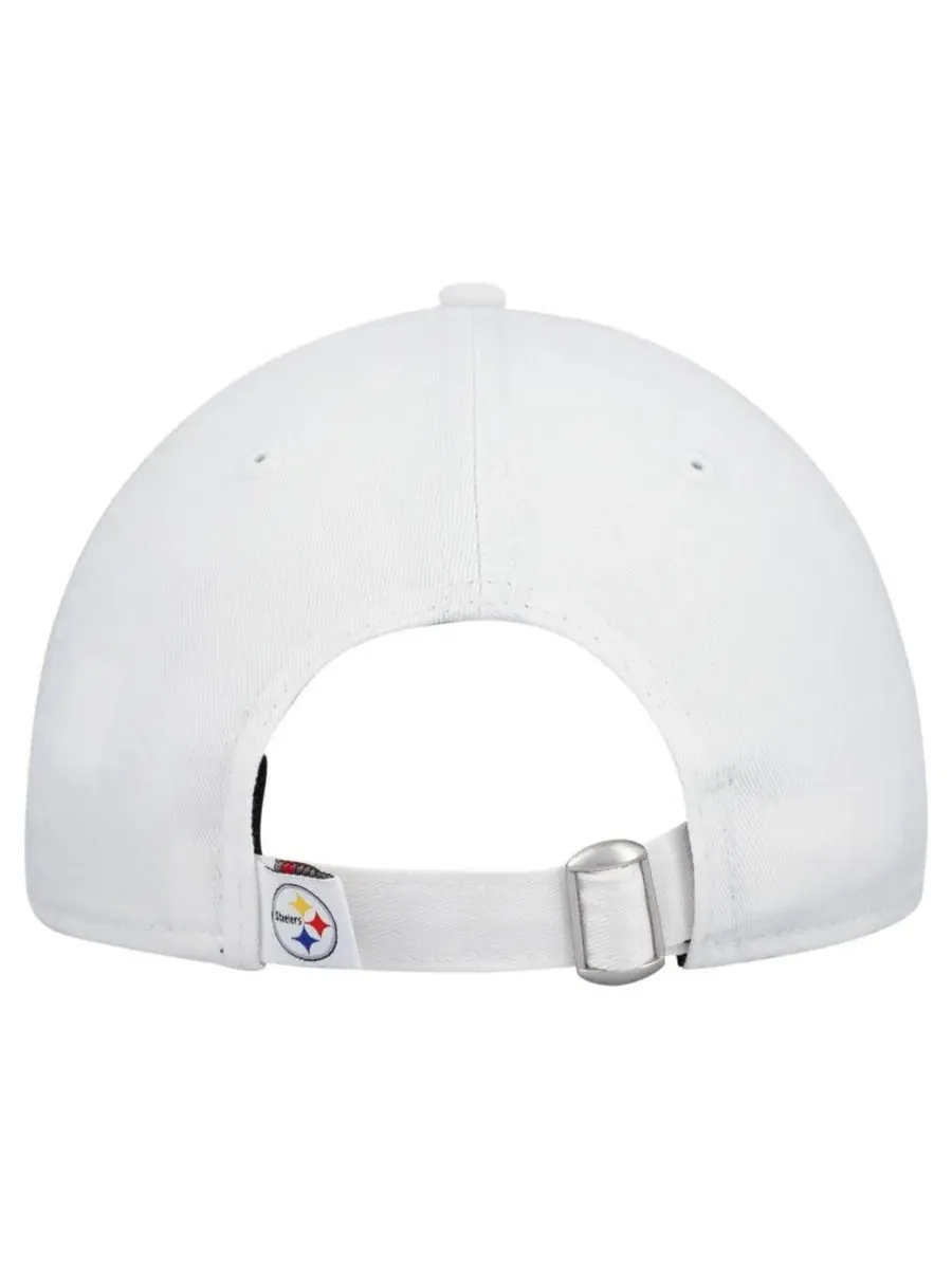 Кепка с вышивкой Pittsburgh Steelers New Era — изображение 4 из 4, белый