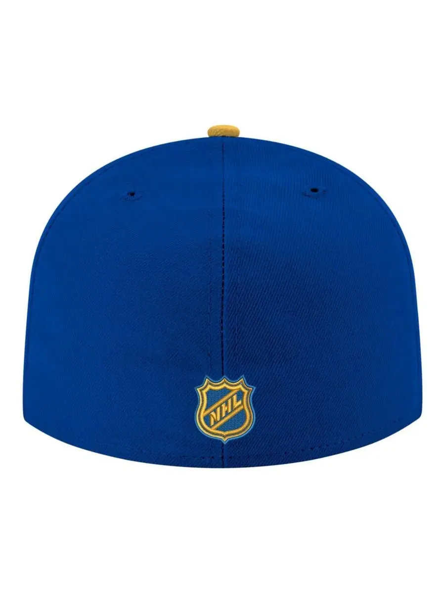 Кепка с вышивкой Buffalo Sabres Core Logo Two-Tone 59FIFTY New Era — изображение 4 из 4, золотистый