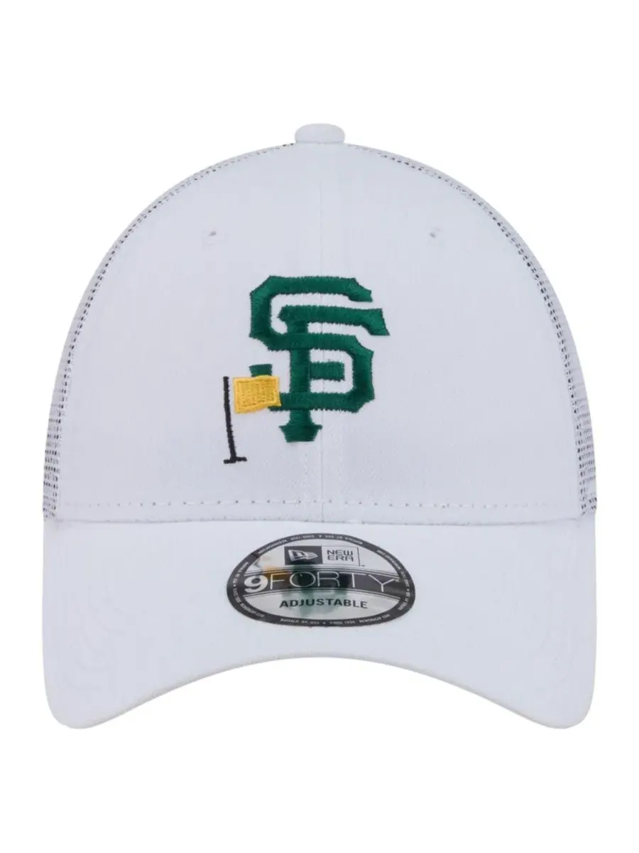 Кепка-тракер с флагом San Francisco Giants New Era — изображение 3 из 5, белый