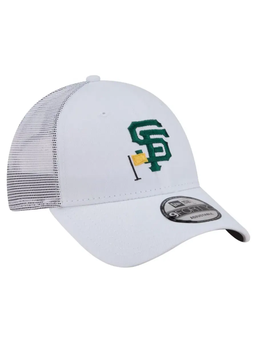 Кепка-тракер с флагом San Francisco Giants New Era — изображение 4 из 5, белый