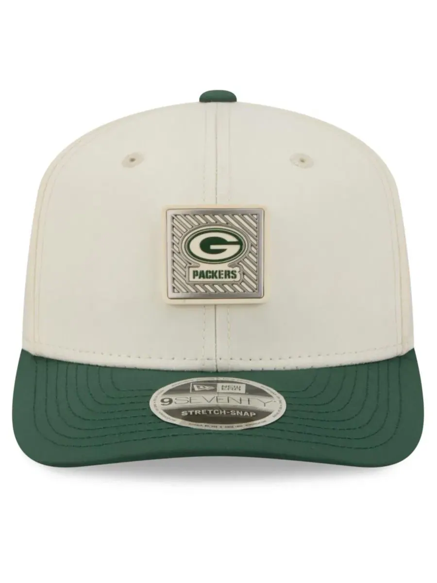 Кепка New Era 9SEVENTY с козырьком — изображение 2 из 5, кремовый зеленый
