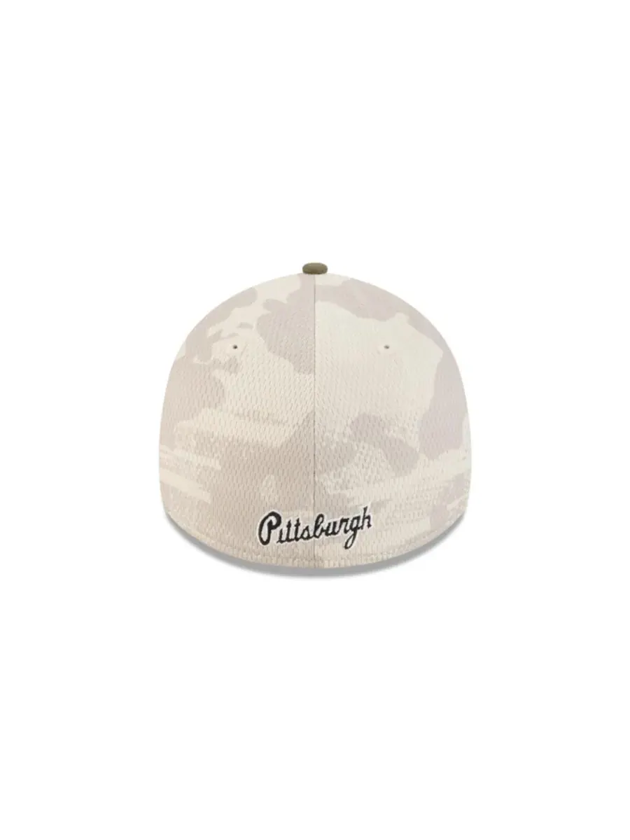 New Era Мужская светло-бежевая/оливковая кепка Pittsburgh Pirates ко Дню вооруженных сил 2025 года — изображение 5 из 7