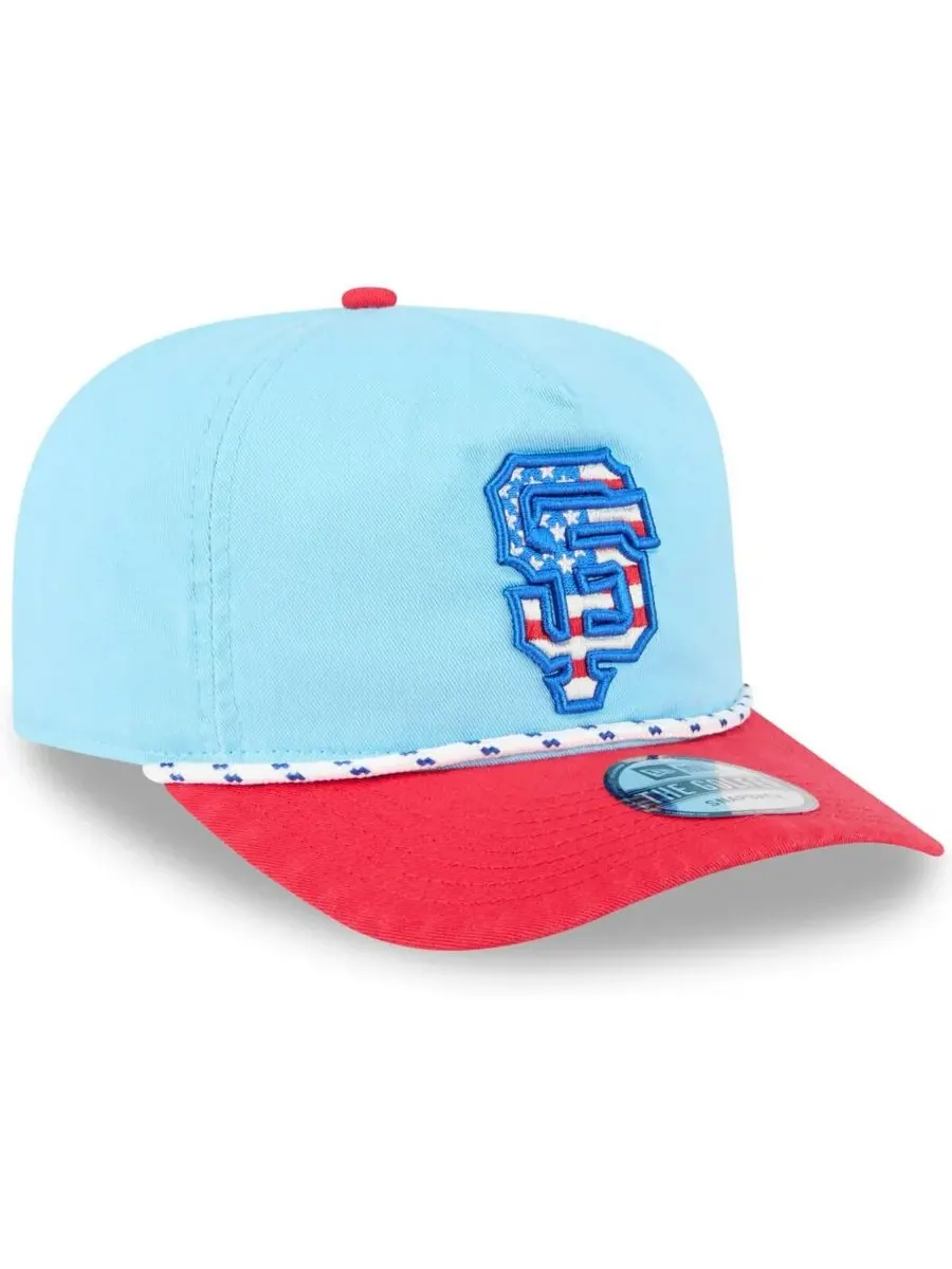 New Era Мужская светло-голубая/красная бейсболка San Francisco Giants ко Дню независимости США 2025 — изображение 3 из 4